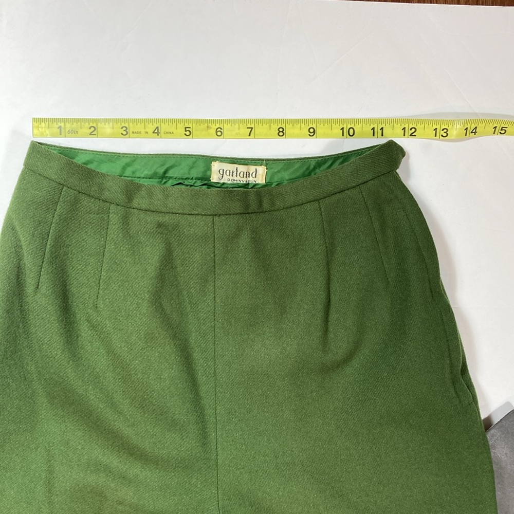 Garland Downyspun Trousers: Vintage Wool Ankle Pants - Picture 2 of 6